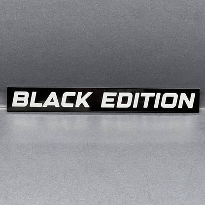 1PC Black Edition Emblem – Custom 3D Acrylic Multicolor Car & Fender Badge