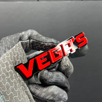 1PC VEGAS Emblem – Durable 3D Acrylic Car, SUV & Truck Exterior Badge