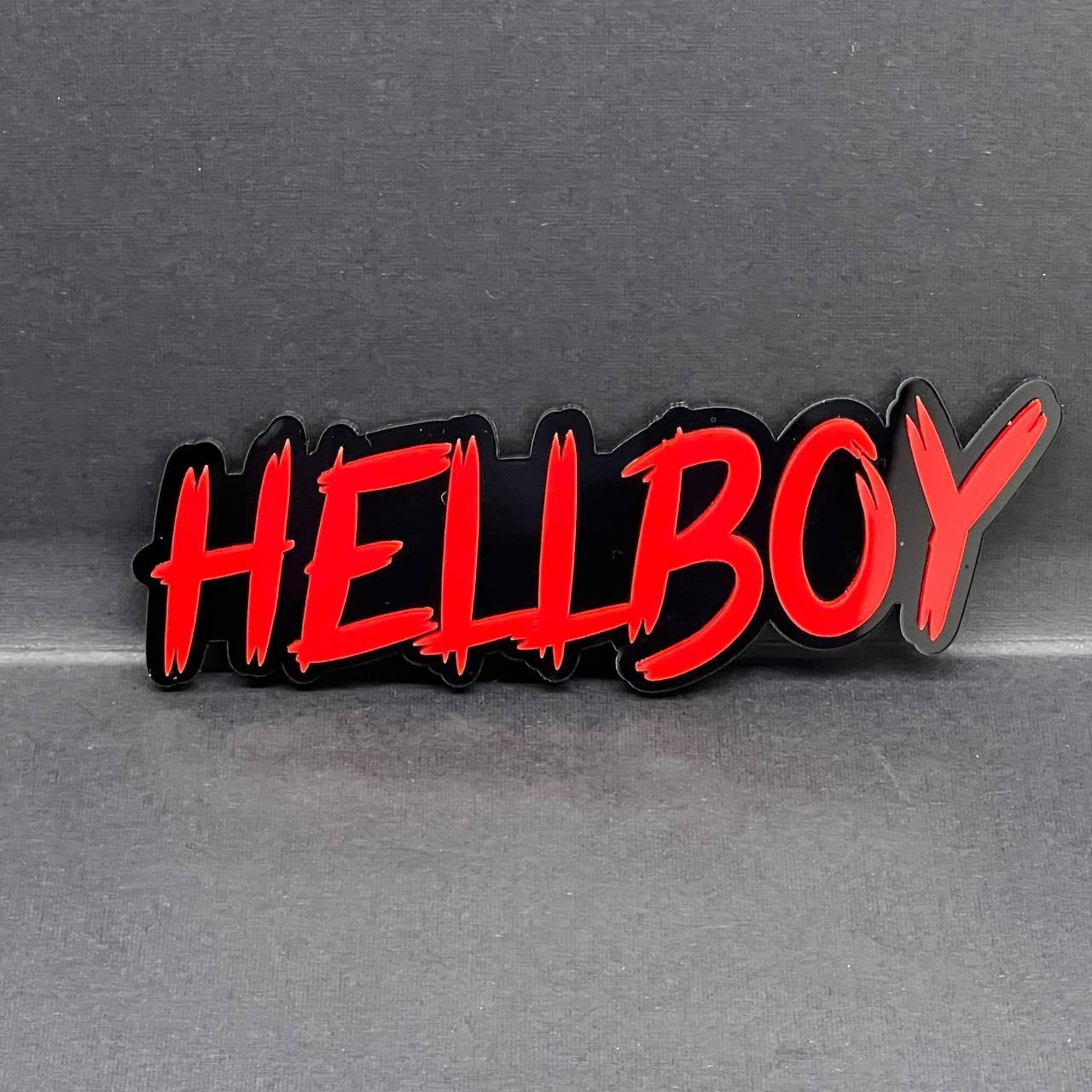 1PC HELLBOY 3D Emblem – Custom Fender or Tailgate Badge for Car, SUV, or Truck