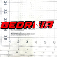 1pcs Georgia Multicolor 3D Car Emblem – Durable Acrylic Badge for Vehicles