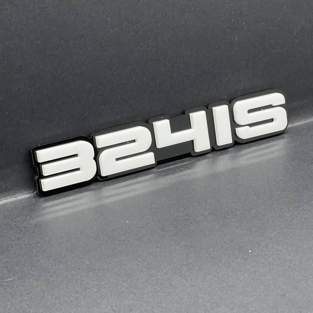 324IS Emblem – Multicolor 3D Acrylic Car, Truck & SUV Exterior Decal (1pcs)
