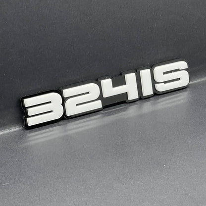 324IS Emblem – Multicolor 3D Acrylic Car, Truck & SUV Exterior Decal (1pcs)