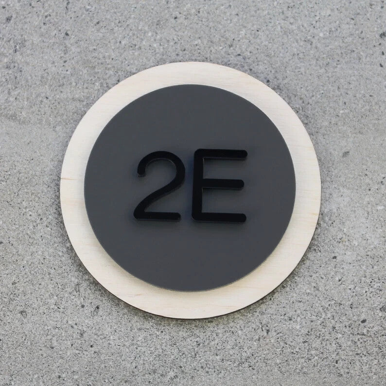 House Number Plaques House Door Number Signs Matt Personalised Address Plaques