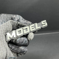 1PC MODEL S Emblem – Acrylic Tailgate or Fender Badge for Car, SUV, Truck