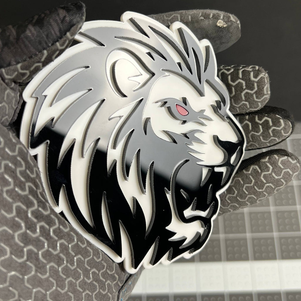 1PCS LION 3D Emblem Custom Badge Sticker for Car SUV TRUCK