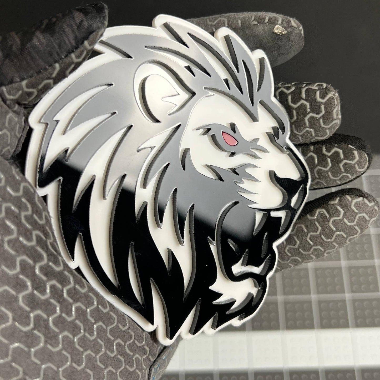 1PCS LION 3D Emblem Custom Badge Sticker for Car SUV TRUCK