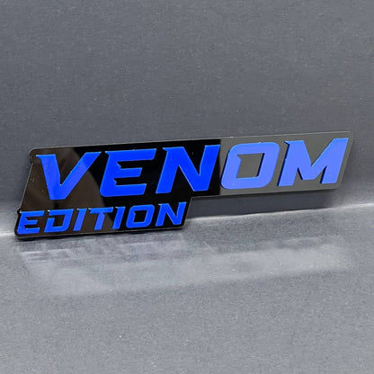 1PCS Venom Edition Emblem – 3D Car Badge Decal Sticker Multicolor Custom Look