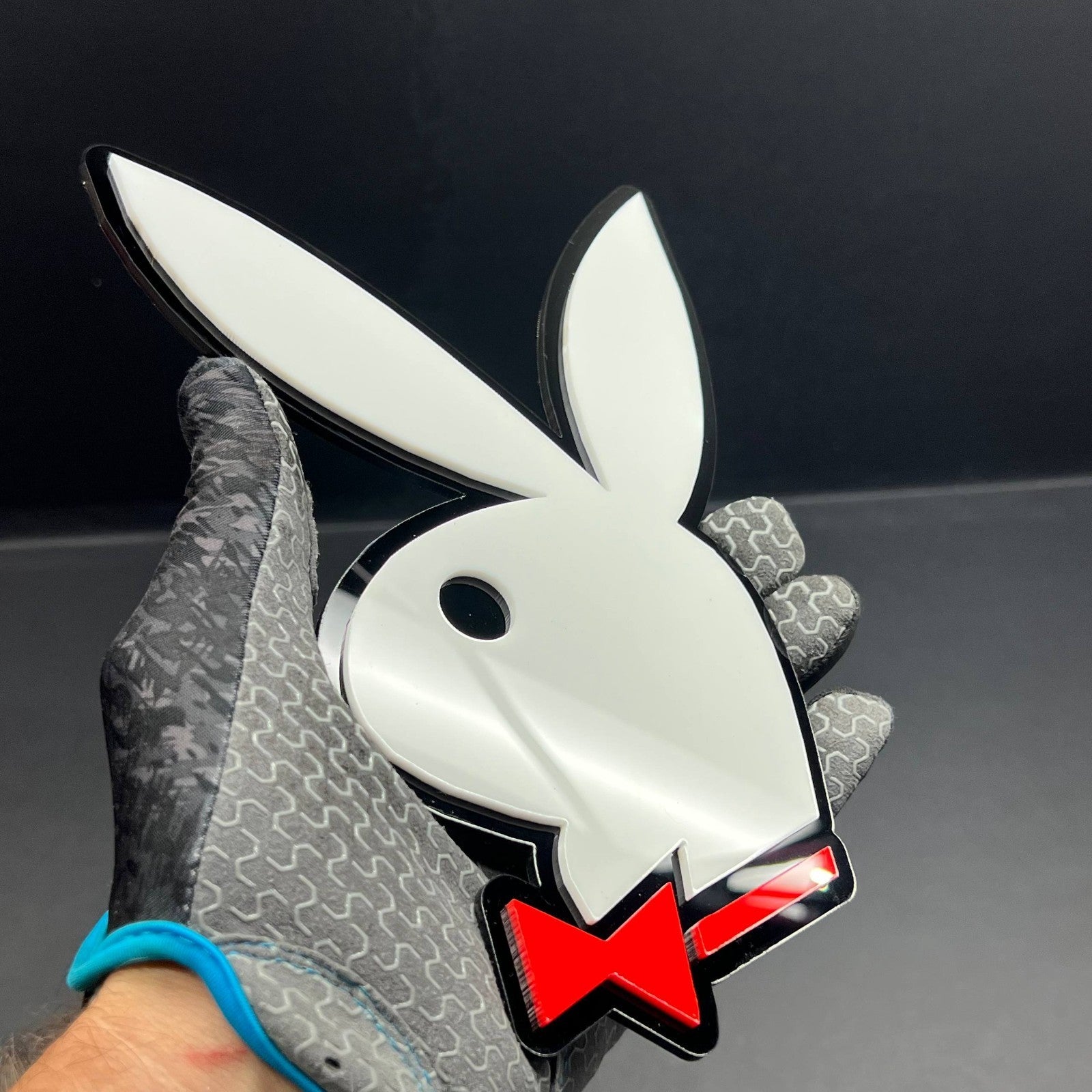 PLAYBOY 3D Acrylic Emblem – Custom Badge for Cars, SUVs & Trucks (1PC)
