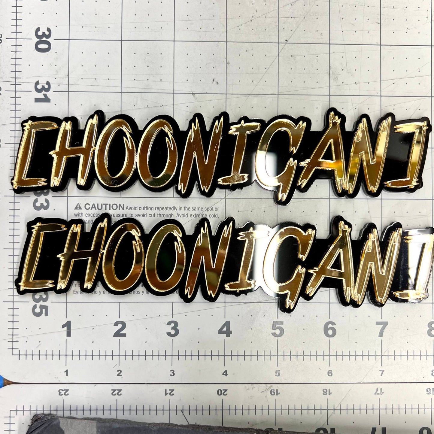 2PCS HOONIGAN Multicolor 3D Emblems – Drift Car Fender Badges for JDM Vehicles