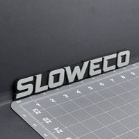 1PC SLOWECO Emblem – 3D Acrylic Tailgate Badge Decal for Car, Truck, SUV