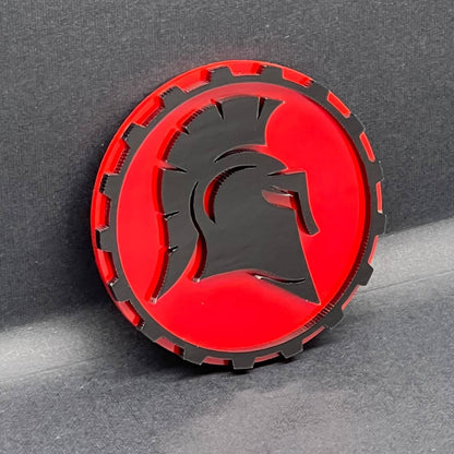 Custom Jeep Emblem – Wrangler Compass Grand Cherokee Badge w/ Your Text