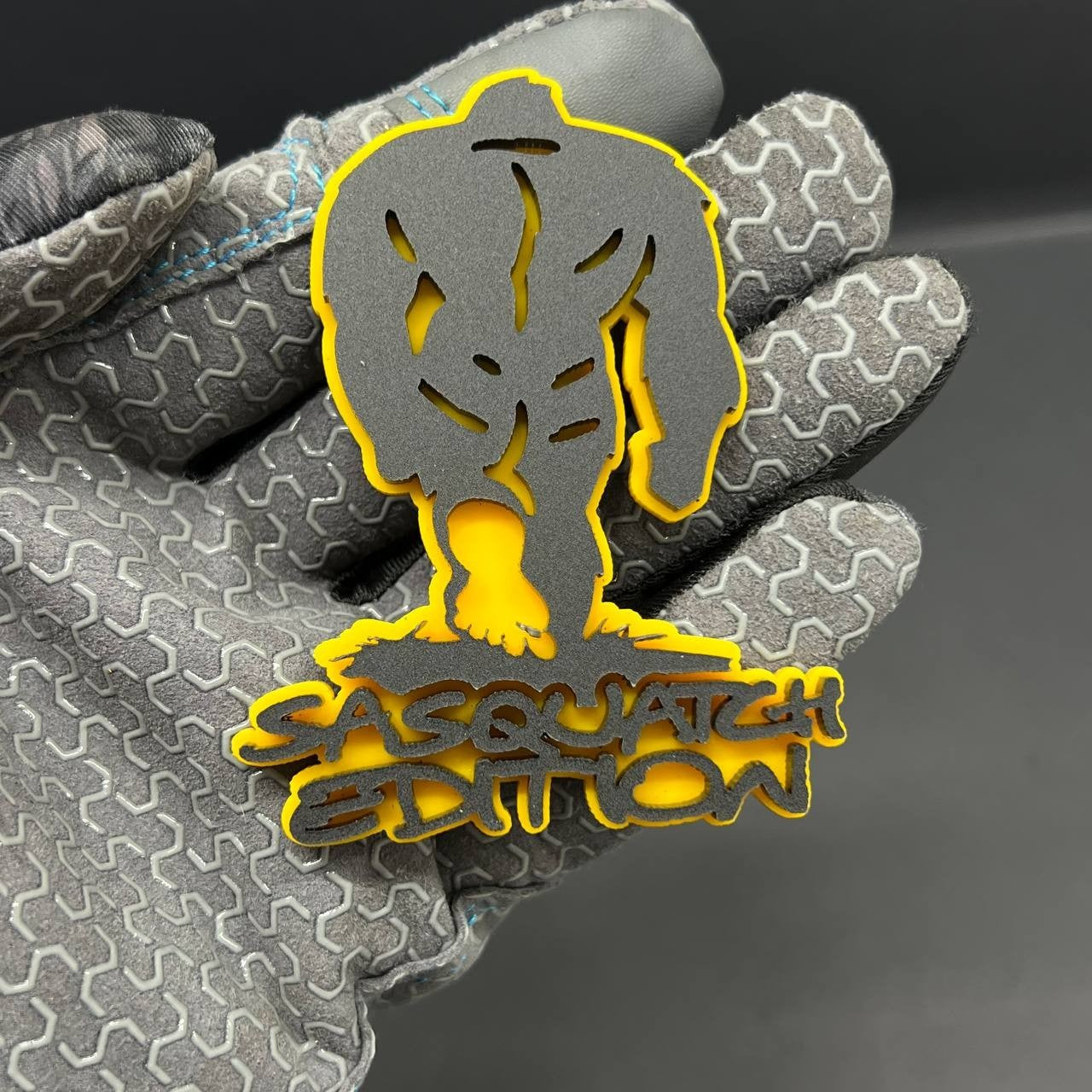 1pcs Sasquatch Edition Emblem – 3D Acrylic Badge Decal for Truck SUV Off-Road
