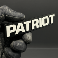 1pcs PATRIOT Emblem – 3D Multicolor Badge 3D Sticker Decal Multicolor