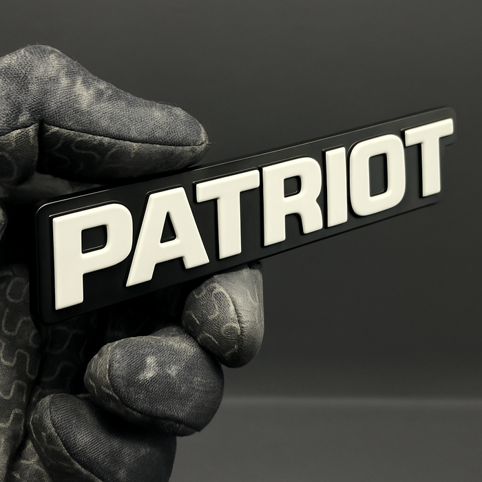1pcs PATRIOT Emblem – 3D Multicolor Badge 3D Sticker Decal Multicolor