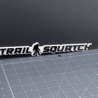 1PC Sasquatch Trail Emblem Durable Multicolor Acrylic Car Truck Fender Tailgate