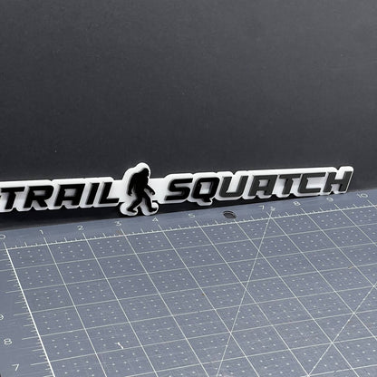 1PC Sasquatch Trail Emblem Durable Multicolor Acrylic Car Truck Fender Tailgate