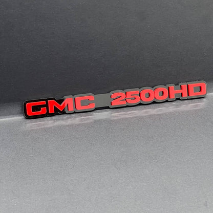 2pcs GMC 2500 HD Emblems Multicolor  – Side Fender Badges GMC 2500 HD