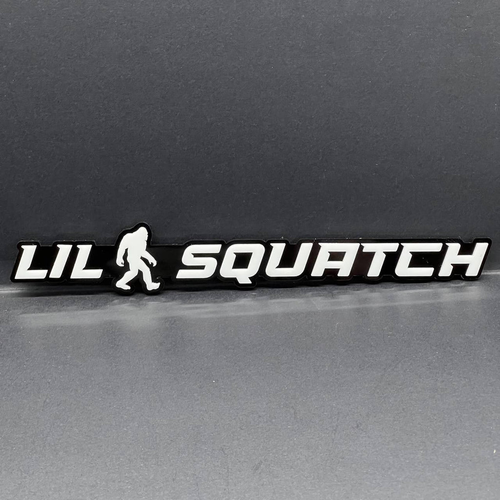 1pc LIL SQUATCH 3D Emblem – Custom Multicolor Acrylic Badge for Car, Truck & SUV