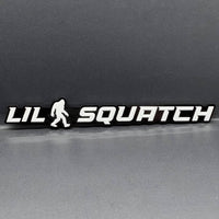 1pc LIL SQUATCH 3D Emblem – Custom Multicolor Acrylic Badge for Car, Truck & SUV