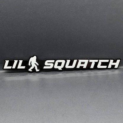 1pc LIL SQUATCH 3D Emblem – Custom Multicolor Acrylic Badge for Car, Truck & SUV