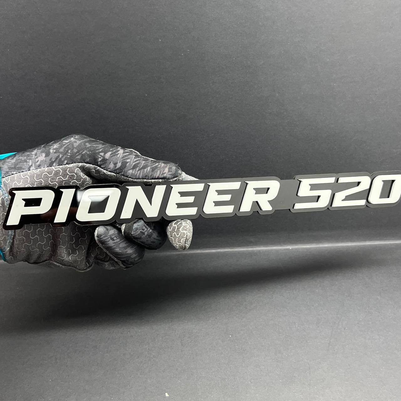 1PC PIONEER 520 Emblem –  3D Acrylic Fender or Tailgate Badge for Car