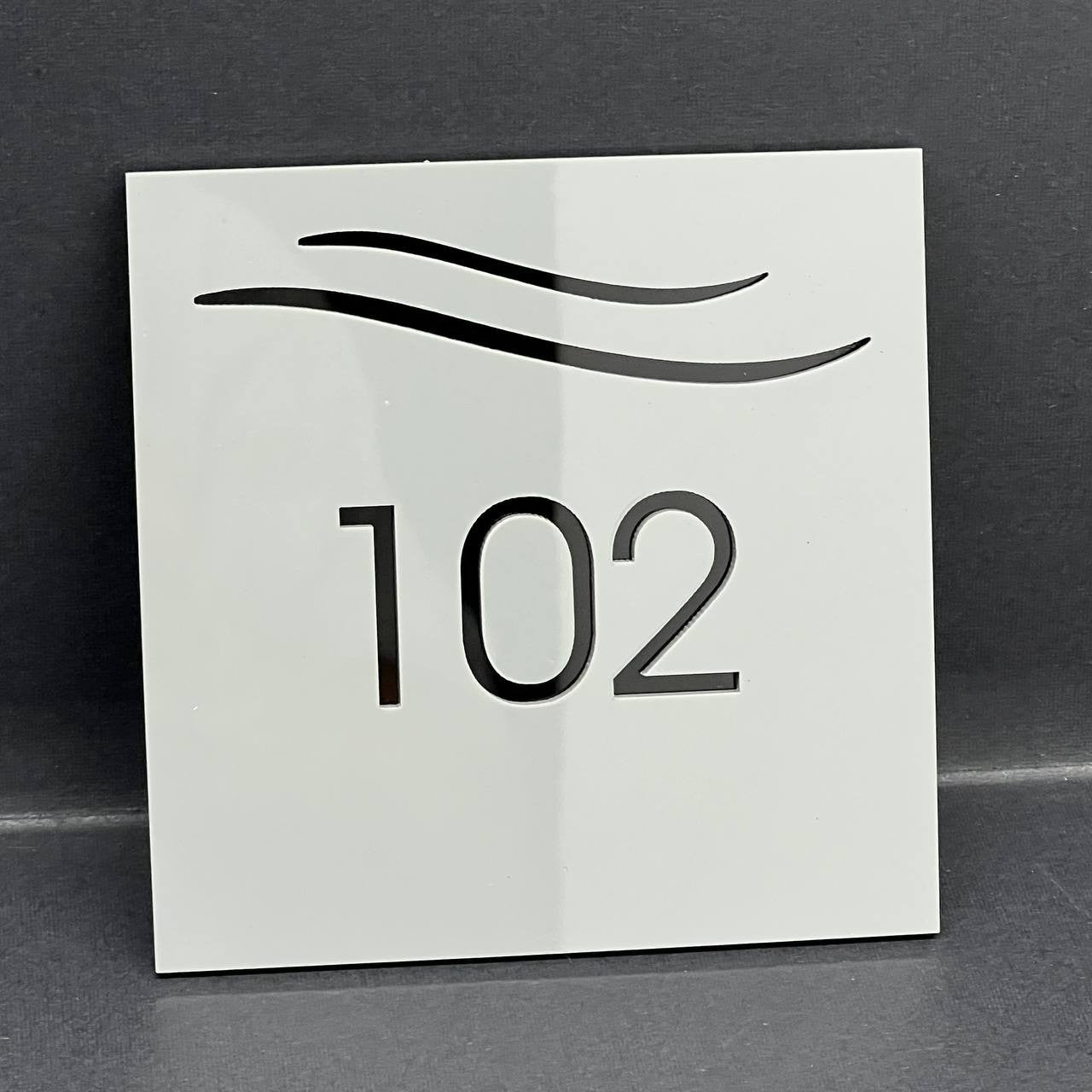 Personalised House Address Plaque – Door Number Sign Custom Made