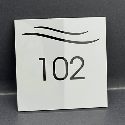 Personalised House Address Plaque – Door Number Sign Custom Made