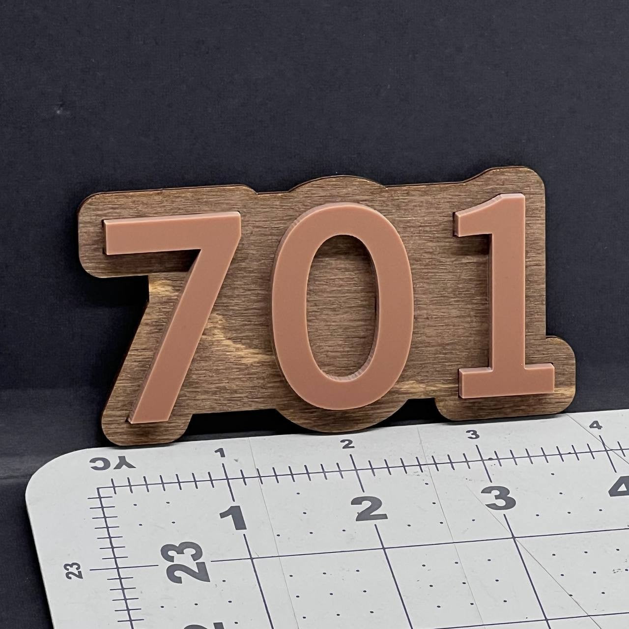 Custom Door Sign Numbers – 3D House Address Plaque Acrylic Home Number Sign