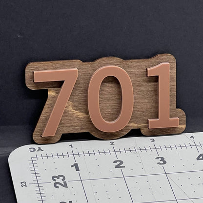 Custom Door Sign Numbers – 3D House Address Plaque Acrylic Home Number Sign