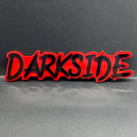 1PC DARKSIDE Emblem – 3D Multicolor Acrylic Car Fender & Tailgate Badge