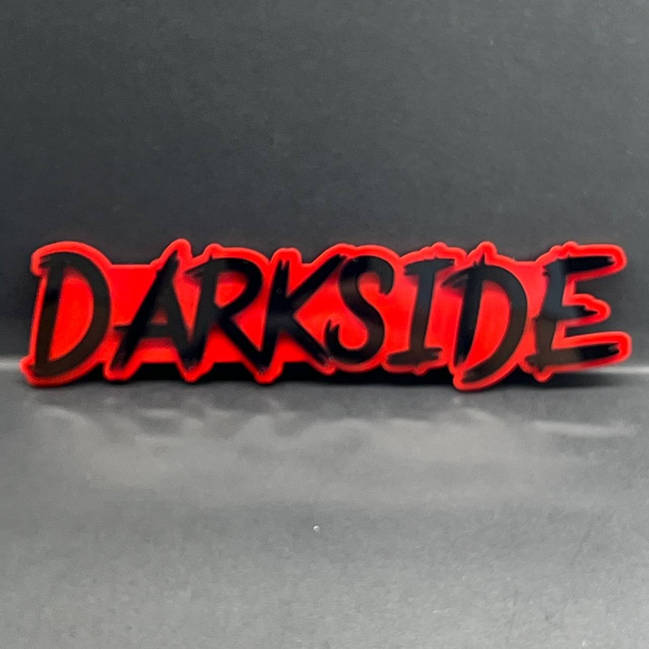 1PC DARKSIDE Emblem – 3D Multicolor Acrylic Car Fender & Tailgate Badge