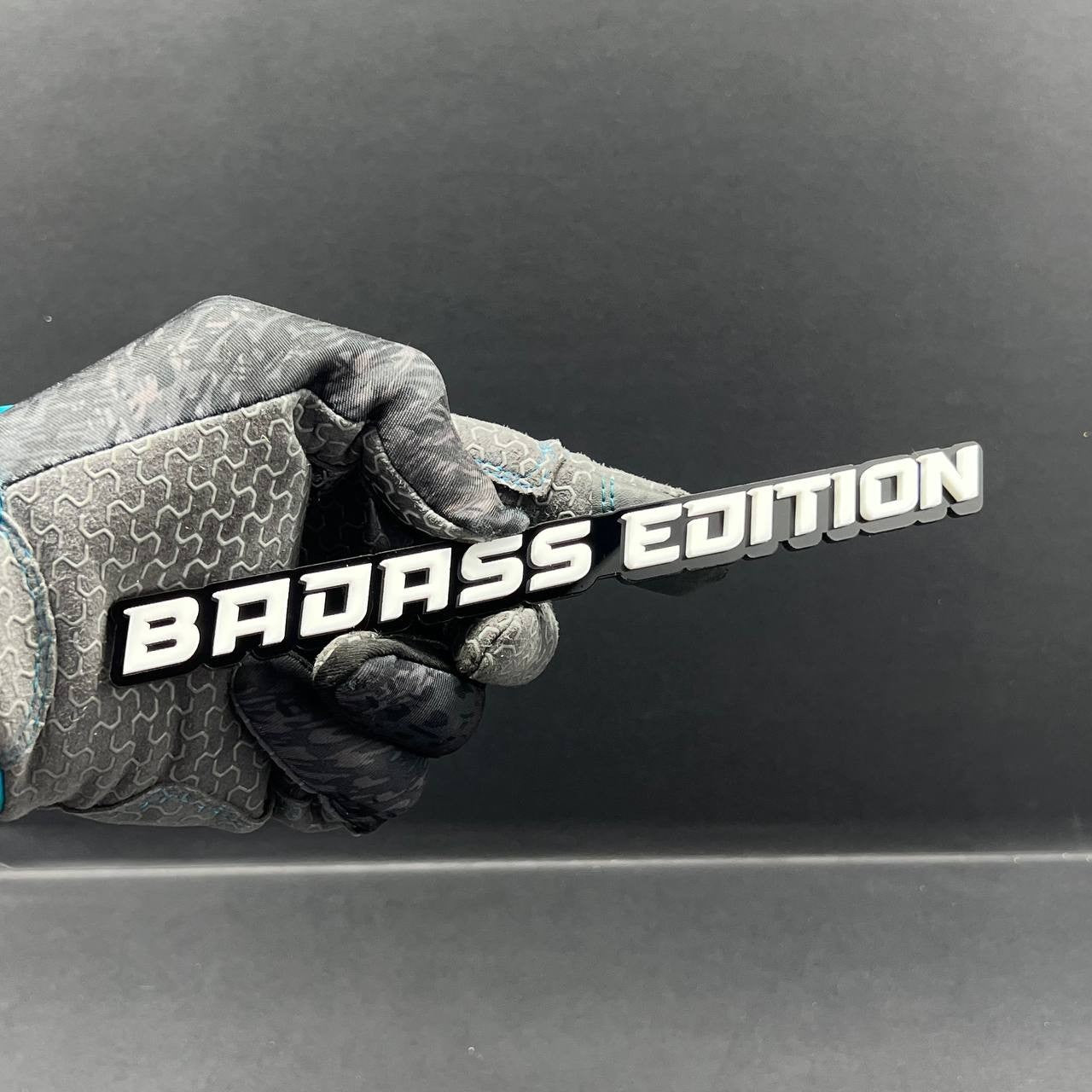 Badass Edition Emblem Badge – Custom 3D Acrylic Car Sticker Decal (1PC)