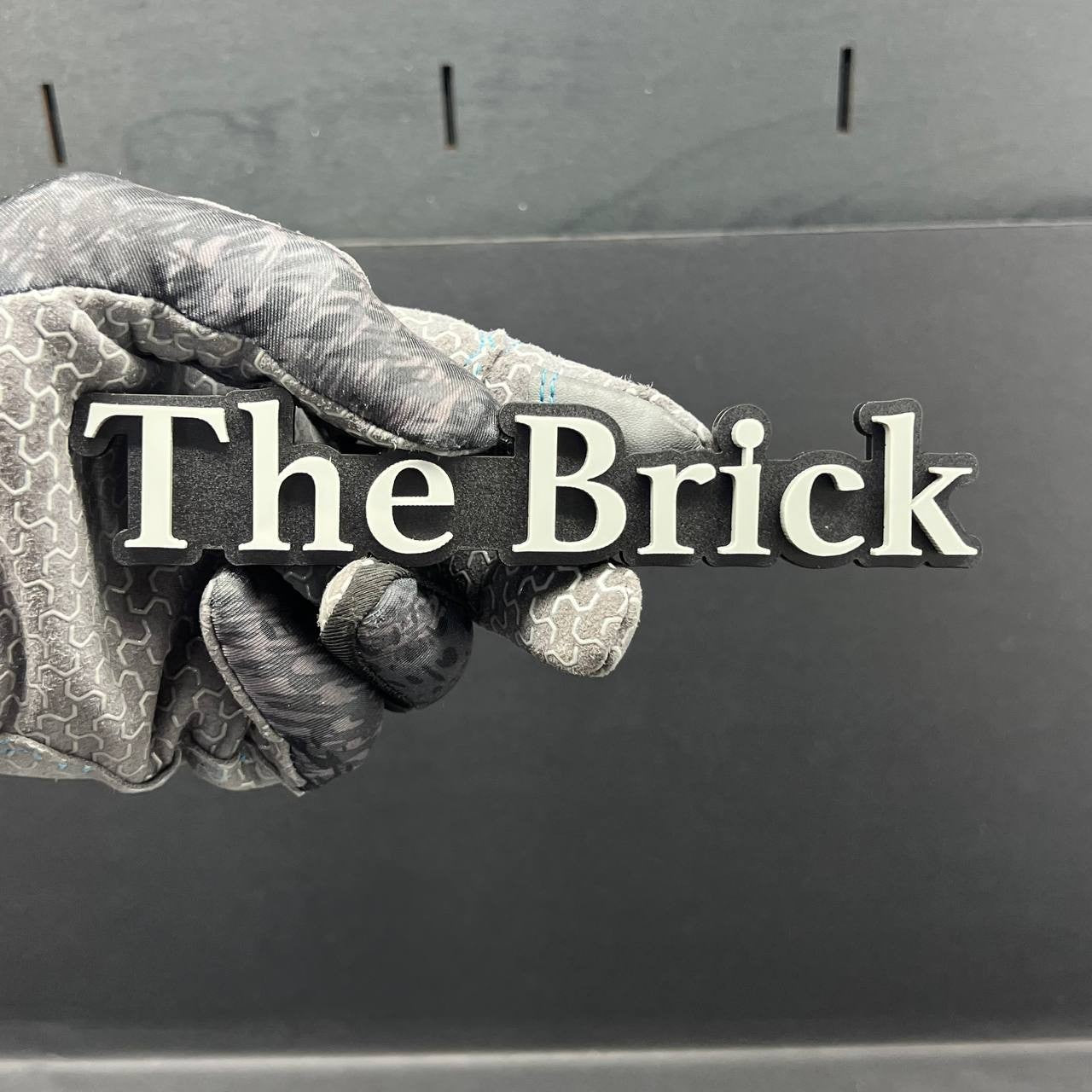 1PC The Brick Emblem – 3D Multicolor Acrylic Car & SUV Fender Badge