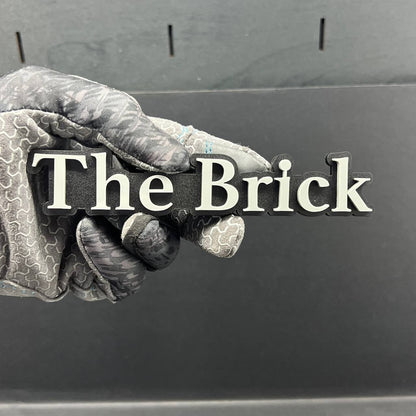 1PC The Brick Emblem – 3D Multicolor Acrylic Car & SUV Fender Badge