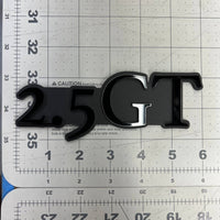 1PCS 2.5 GT Emblem – Custom 3D Multicolor Acrylic Car Exterior Badge