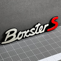 1PCS Boxster S Emblem – Premium 3D Multicolor Acrylic Car Exterior Badge