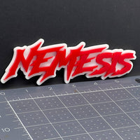 1PC NEMESIS Emblem – 3D Acrylic Multicolor Fender or Tailgate Car Badge Decal