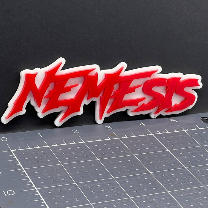 1PC NEMESIS Emblem – 3D Acrylic Multicolor Fender or Tailgate Car Badge Decal