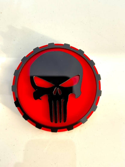 2PCS Jeep Wrangler 392 Fender PUNISHER 4x4 Trail Rated Emblem