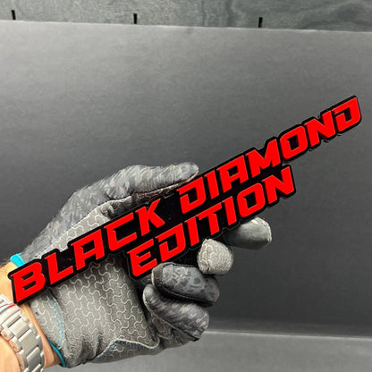 1PC BLACK DIAMOND Emblem – Custom 3D Multicolor Acrylic Fender & Trunk Badge