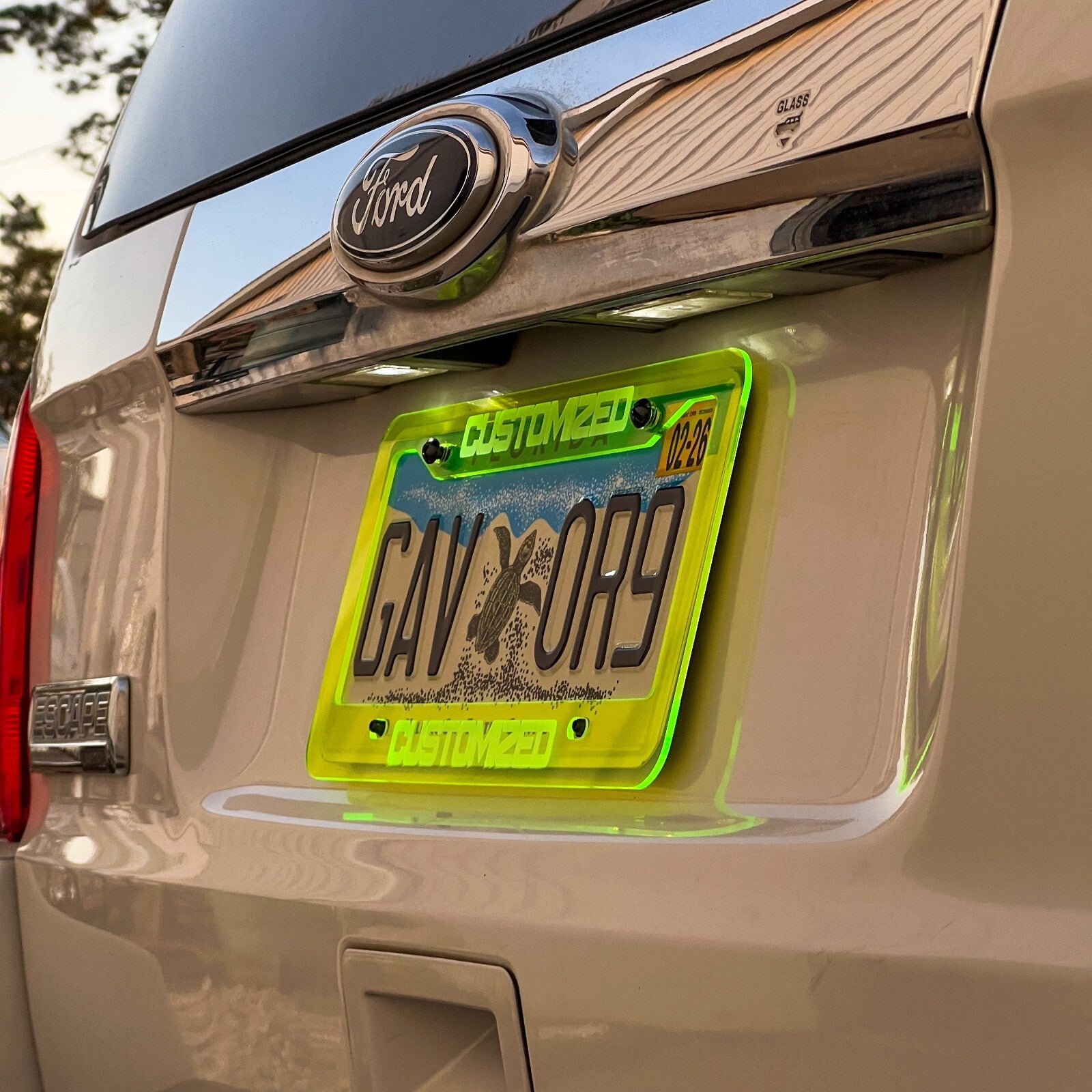 CUSTOM PERSONALIZED License Plate Frame COLOR CHOICE