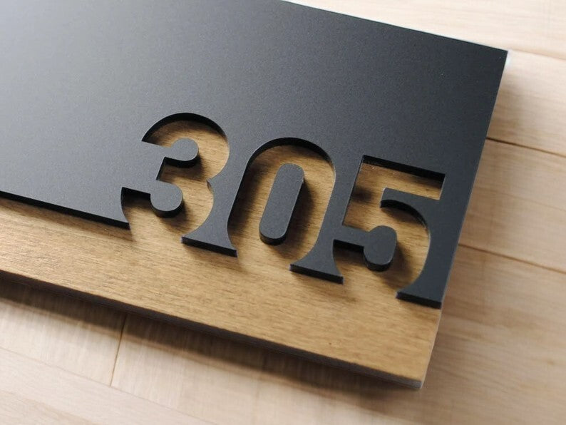 Personalized Home Address Sign house number Custom House Number Plaque