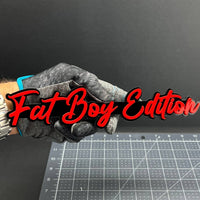 1PC FAT BOY Edition Emblem – 3D Multicolor Acrylic Car Badge Decal