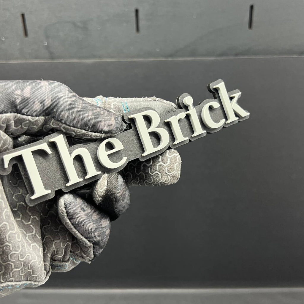 1PC The Brick Emblem – 3D Multicolor Acrylic Car & SUV Fender Badge