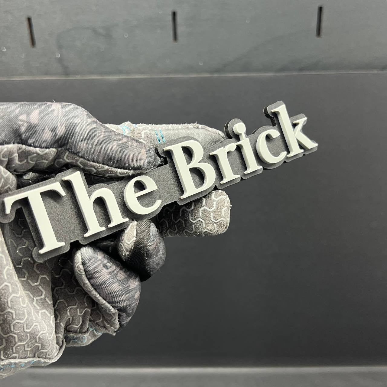 1PC The Brick Emblem – 3D Multicolor Acrylic Car & SUV Fender Badge