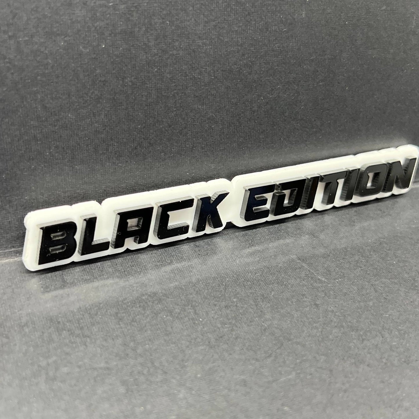 1PC Black Edition Emblem – Durable 3D Acrylic Car, Truck & SUV Badge