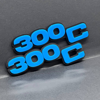2PCS 300C 3D Emblems – Fender Exterior Badges for Chrysler Car & SUV
