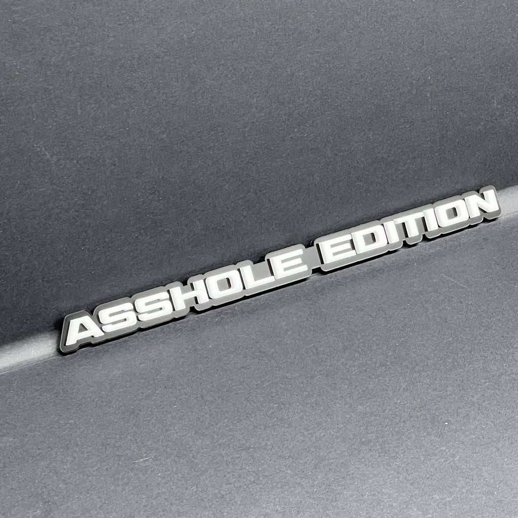 1PC A*S HOLE edition Emblem Custom Fender or Tailgate Badge for Car SUV or Truck