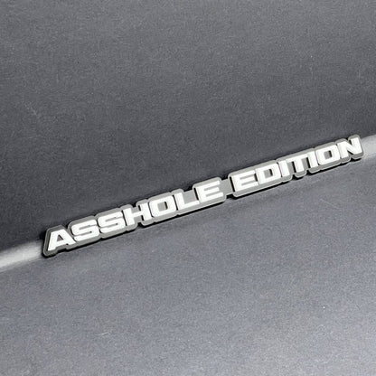 1PC A*S HOLE edition Emblem Custom Fender or Tailgate Badge for Car SUV or Truck
