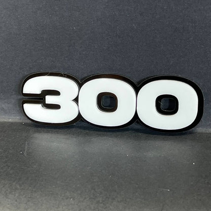 2PCS Chrysler 300 3D Emblems – Exterior Fender Badges for Car or SUV